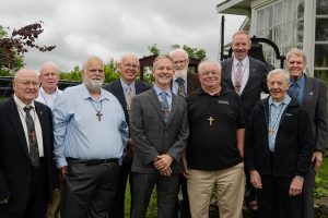 Glenmary brothers pose together following Br. Jude's perpetual oath ceremony.
