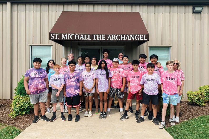 Youth from St. Michael the Archangel Catholic Church in Tenn. participate in the FIAT (Faint in Action) program every summer. Summer 2025.